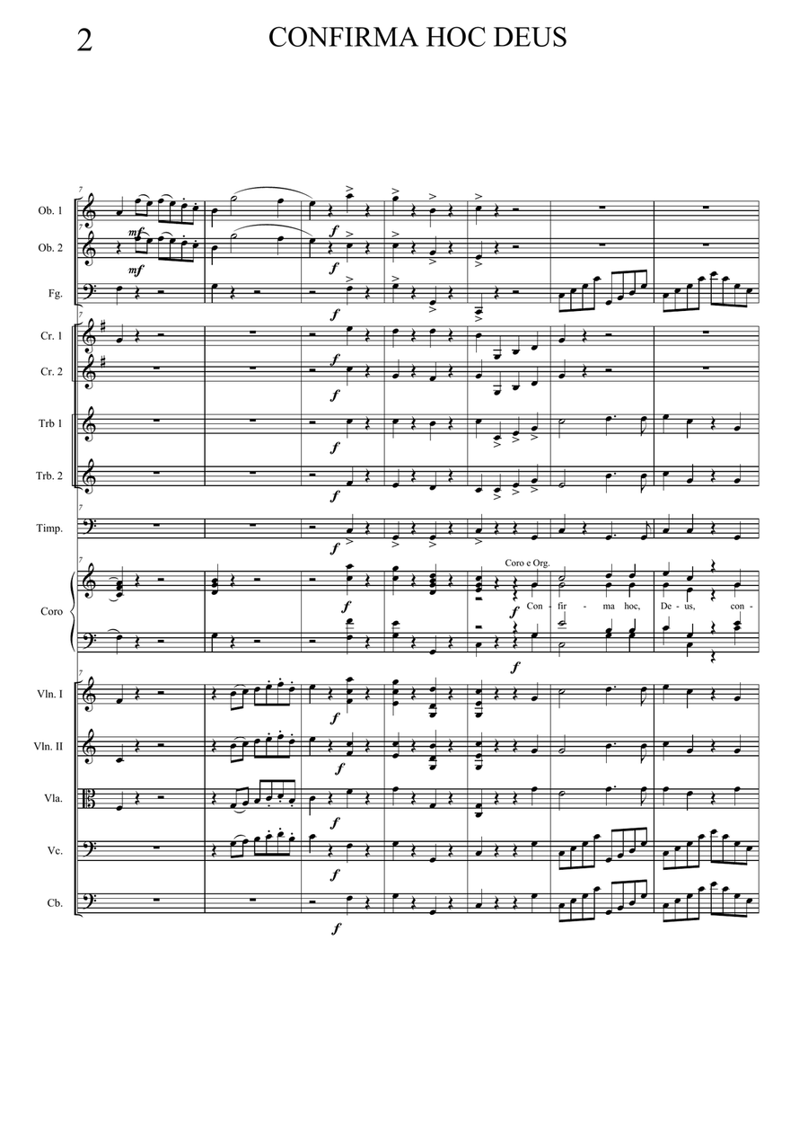 Confirma hoc Deus Chamber Orchestra scores gallery preview page 2