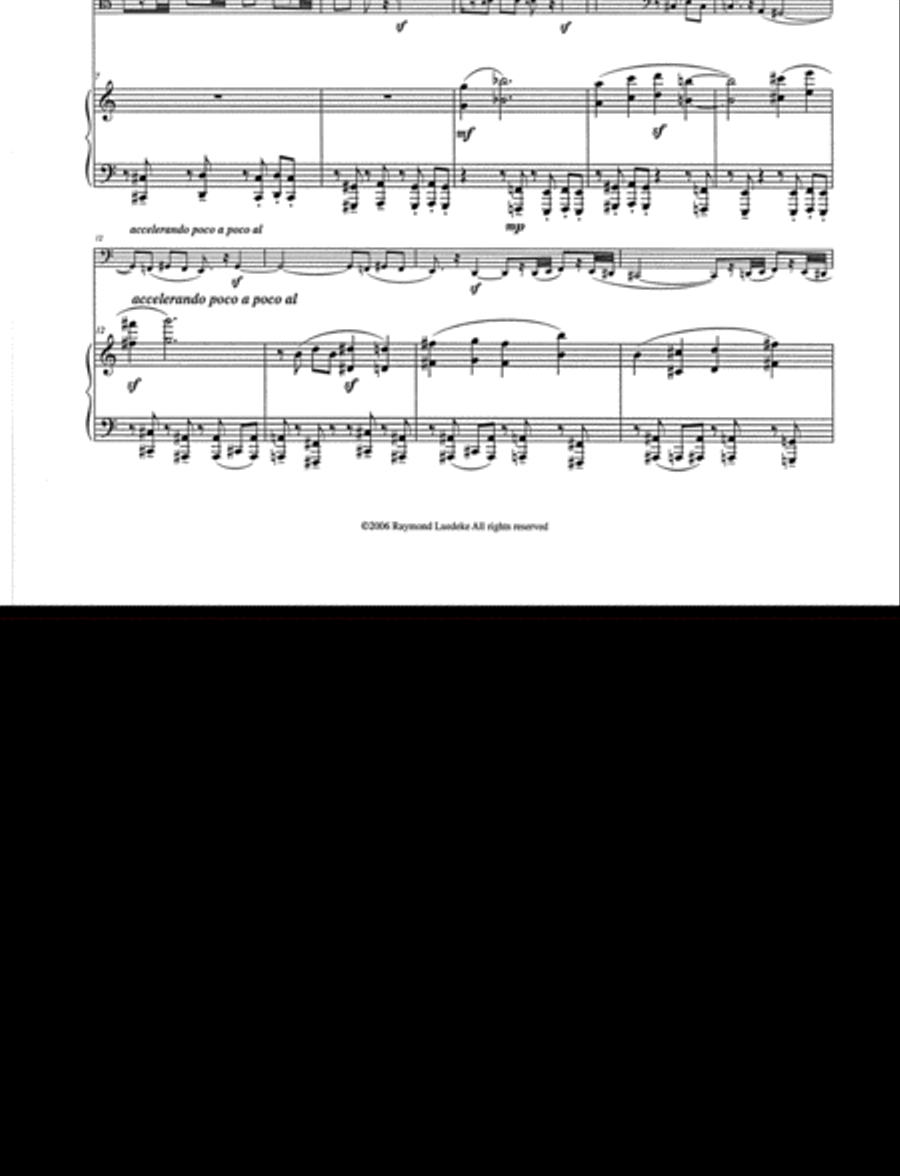 [Luedeke] If You Forget Me... (Cello and Piano) Piano scores gallery preview page 4