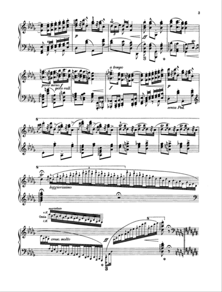 Hungarian Rhapsody No. 6 Piano Solo scores gallery preview page 2