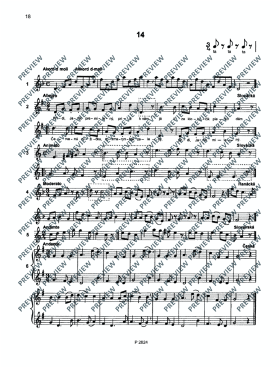 School for Descant Recorder Soprano Recorder scores gallery preview page 19