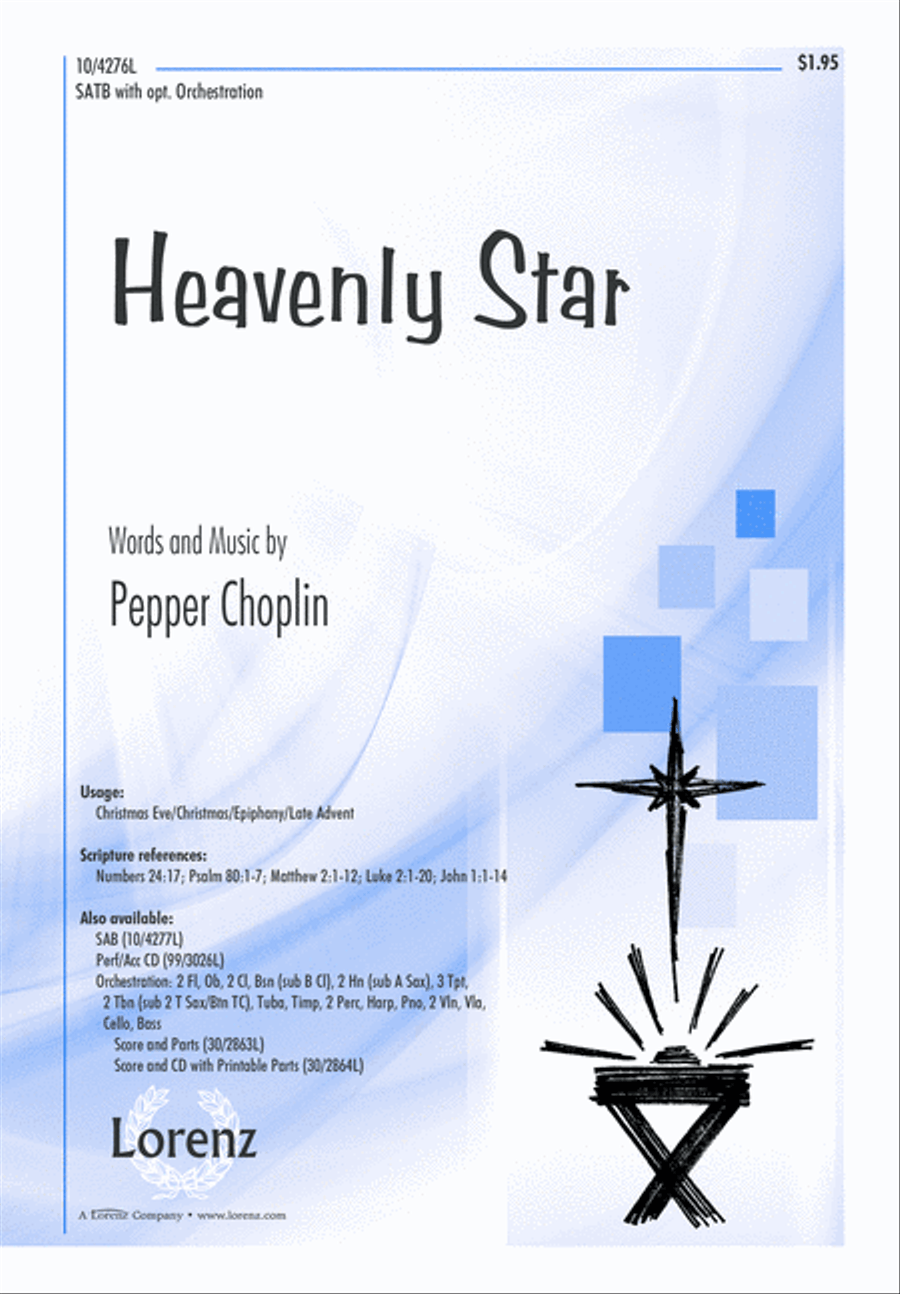 Heavenly Star Heavenly Star 4-Part scores gallery preview page 1
