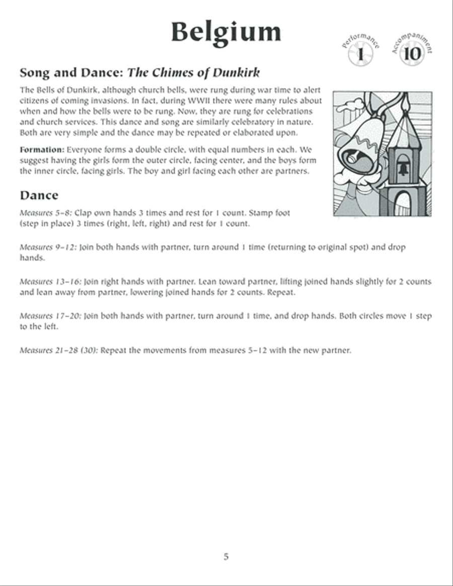 Sing and Dance Around the World, Book 2 Unison Choir scores gallery preview page 6