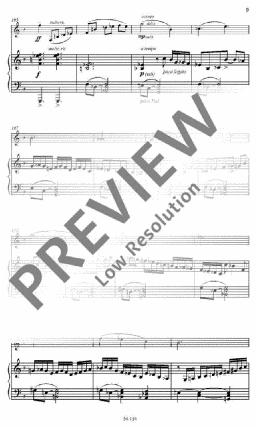 Jazz Sonata Piano Accompaniment scores gallery preview page 8