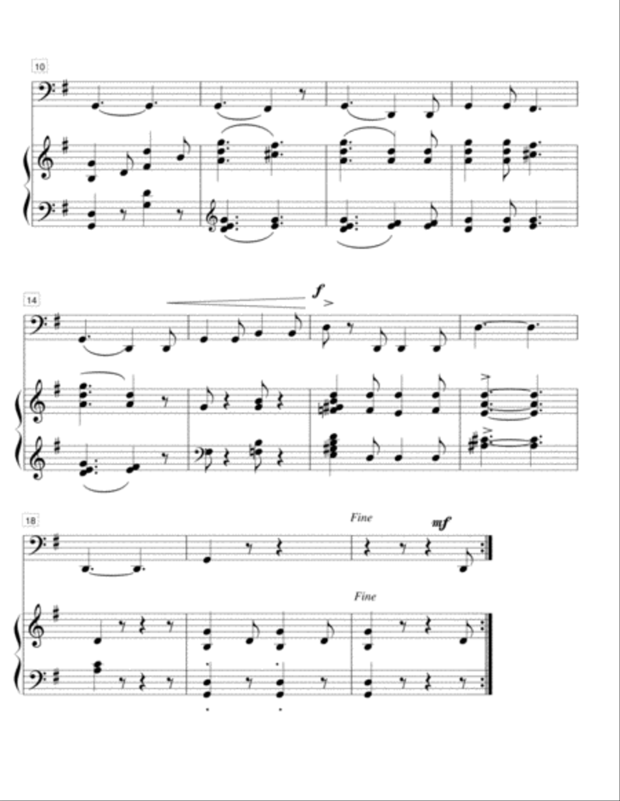 Pancho, the Parrot-cello and piano Piano scores gallery preview page 2