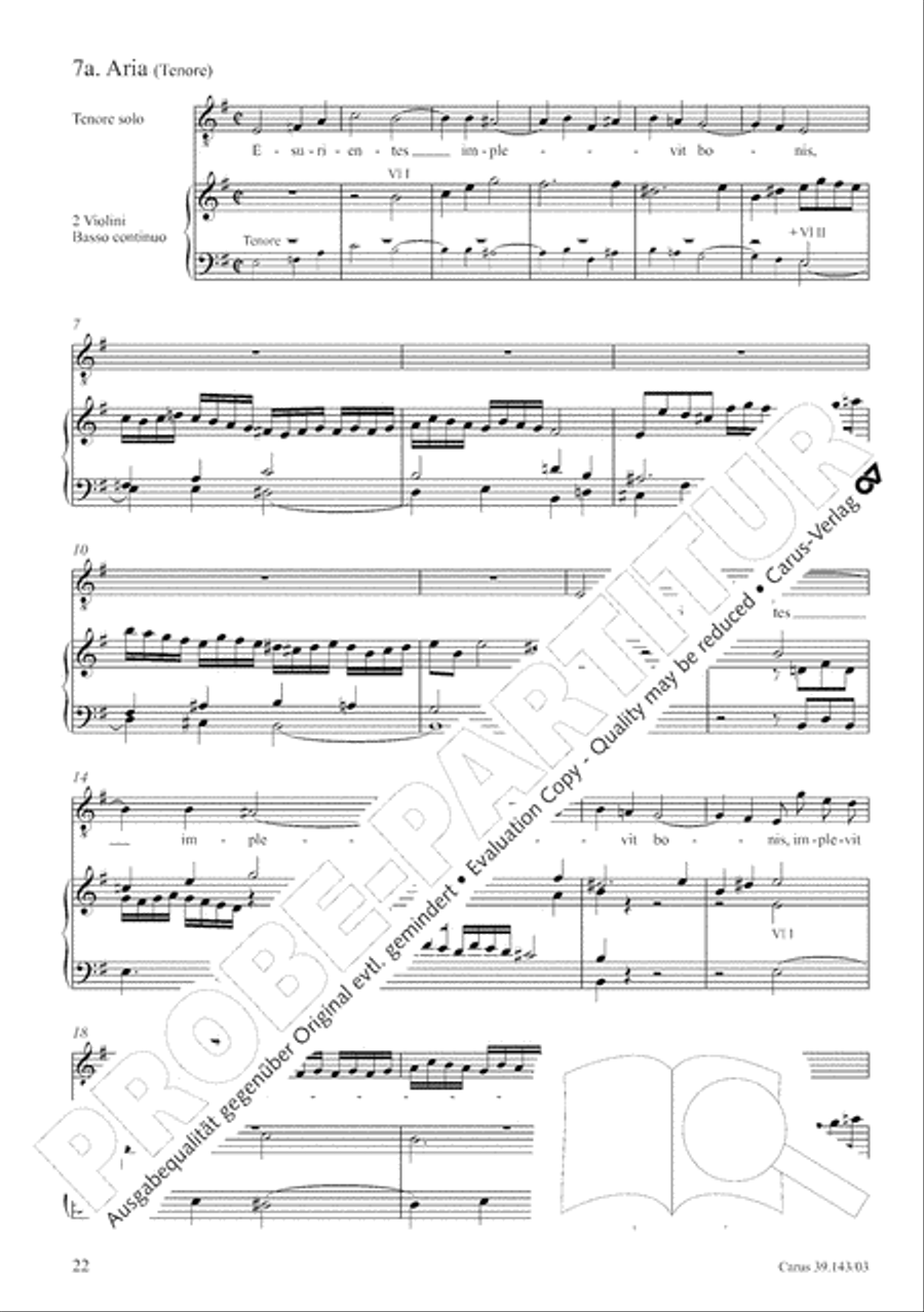 Magnificat in C major 4-Part scores gallery preview page 23