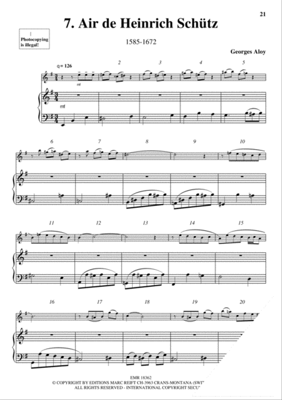 10 Preludes sur des airs anciens Violin Solo scores gallery preview page 9