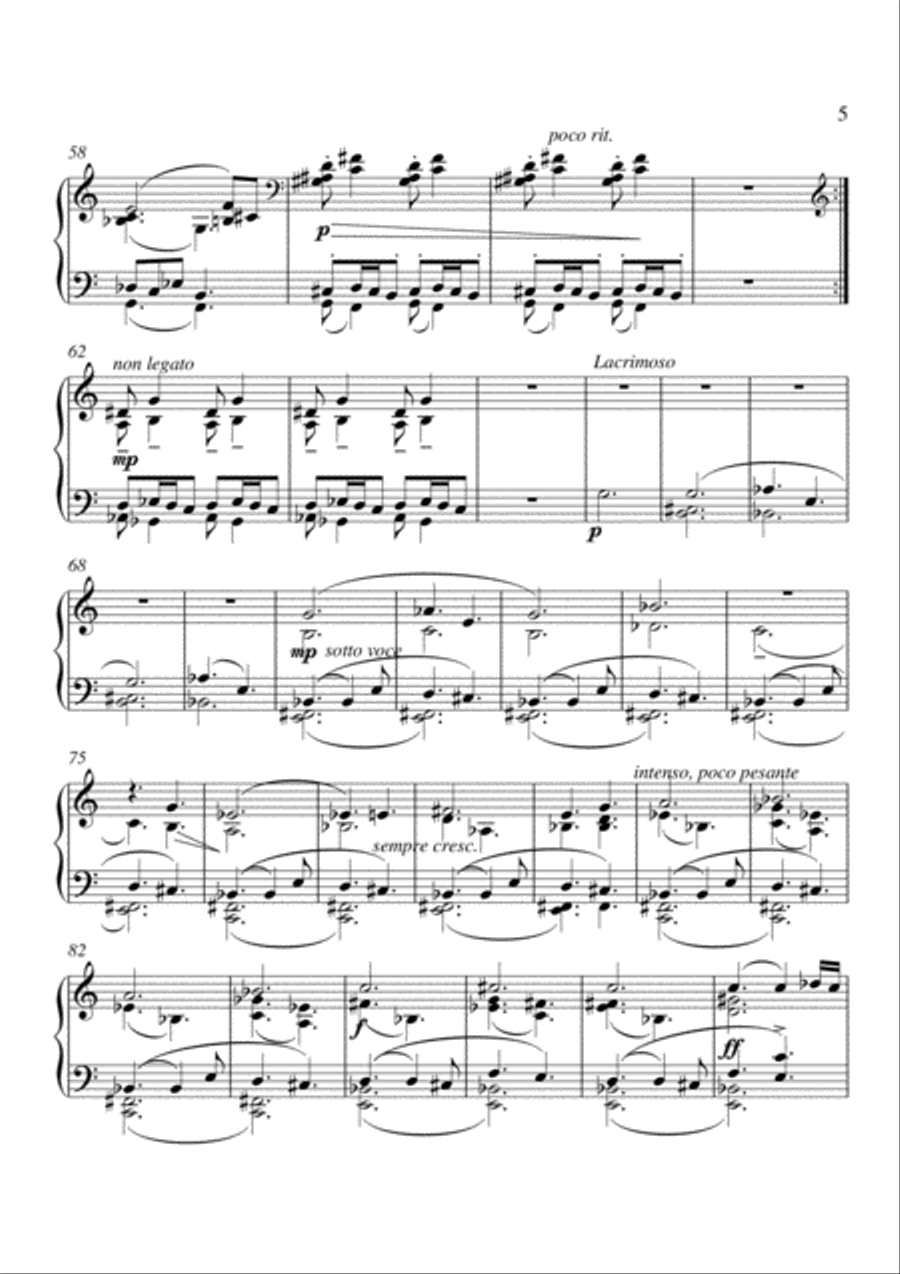 Echoes from a Fractured Dimension Piano Solo scores gallery preview page 6