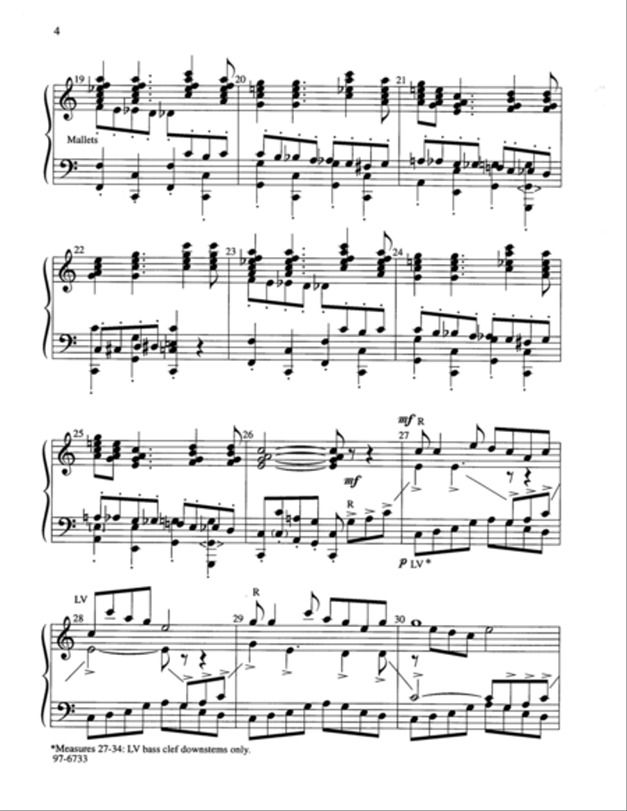 Ev'ry Time I Feel the Spirit / Somebody's Knockin' at My Door Handbell Choir scores gallery preview page 4