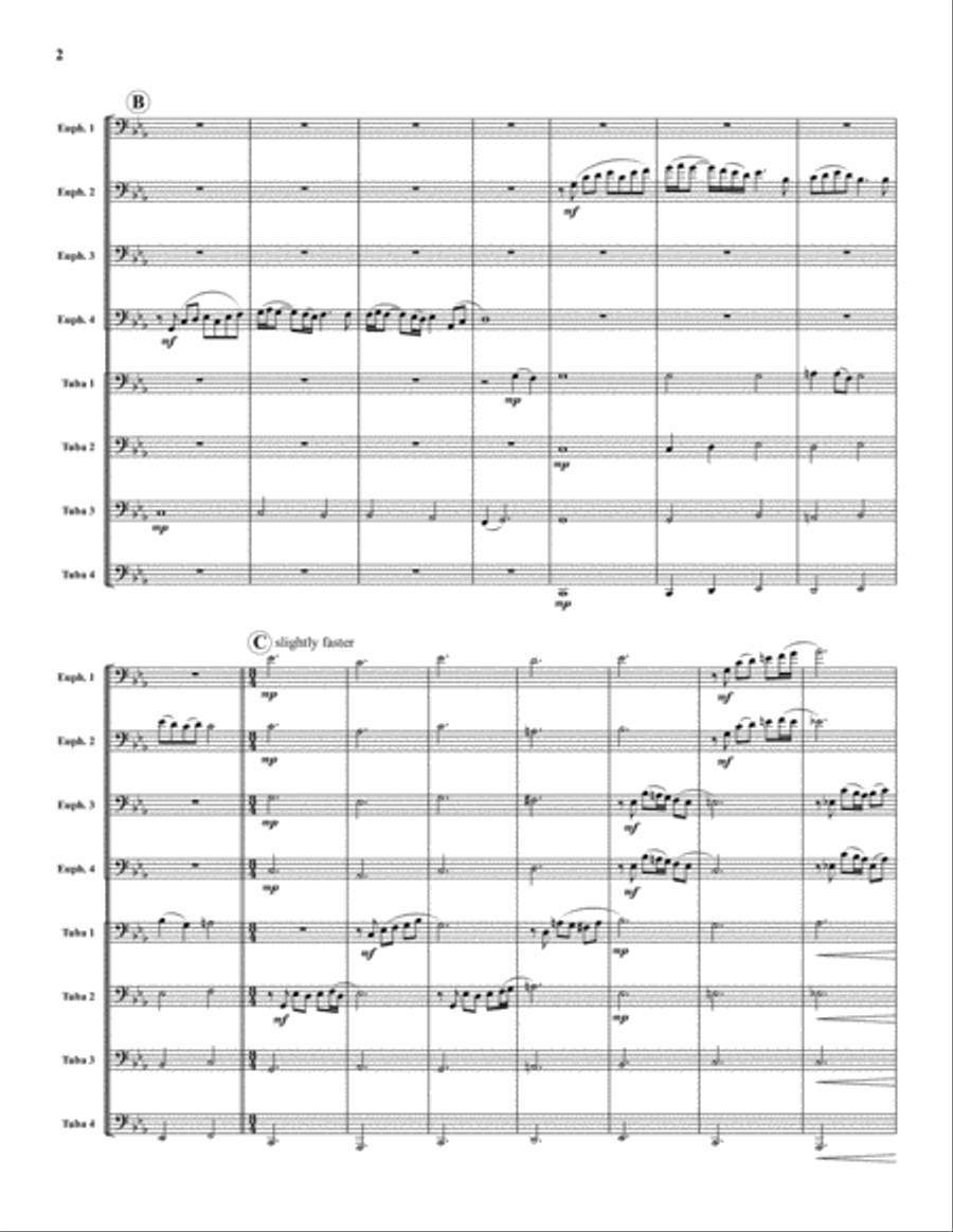 An Adventurer's Tale Euphonium scores gallery preview page 3