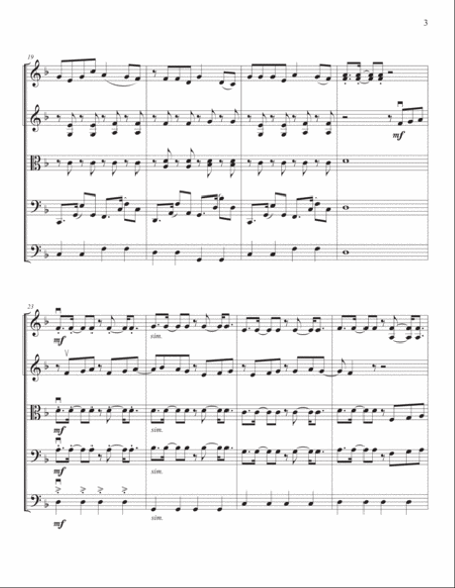 Barbie Girl Barbie Girl String Orchestra scores gallery preview page 3