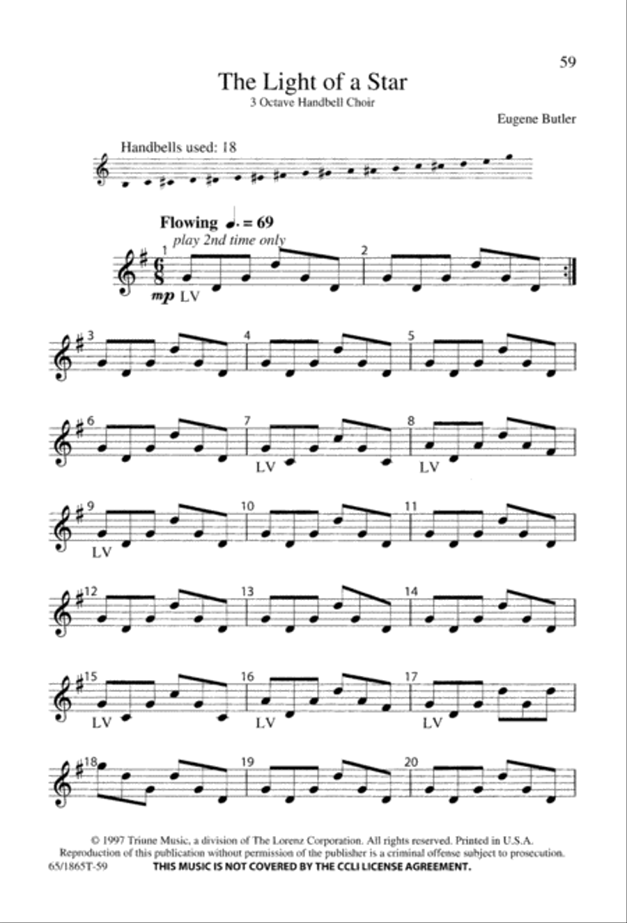 A Great Light 3-Part scores gallery preview page 61