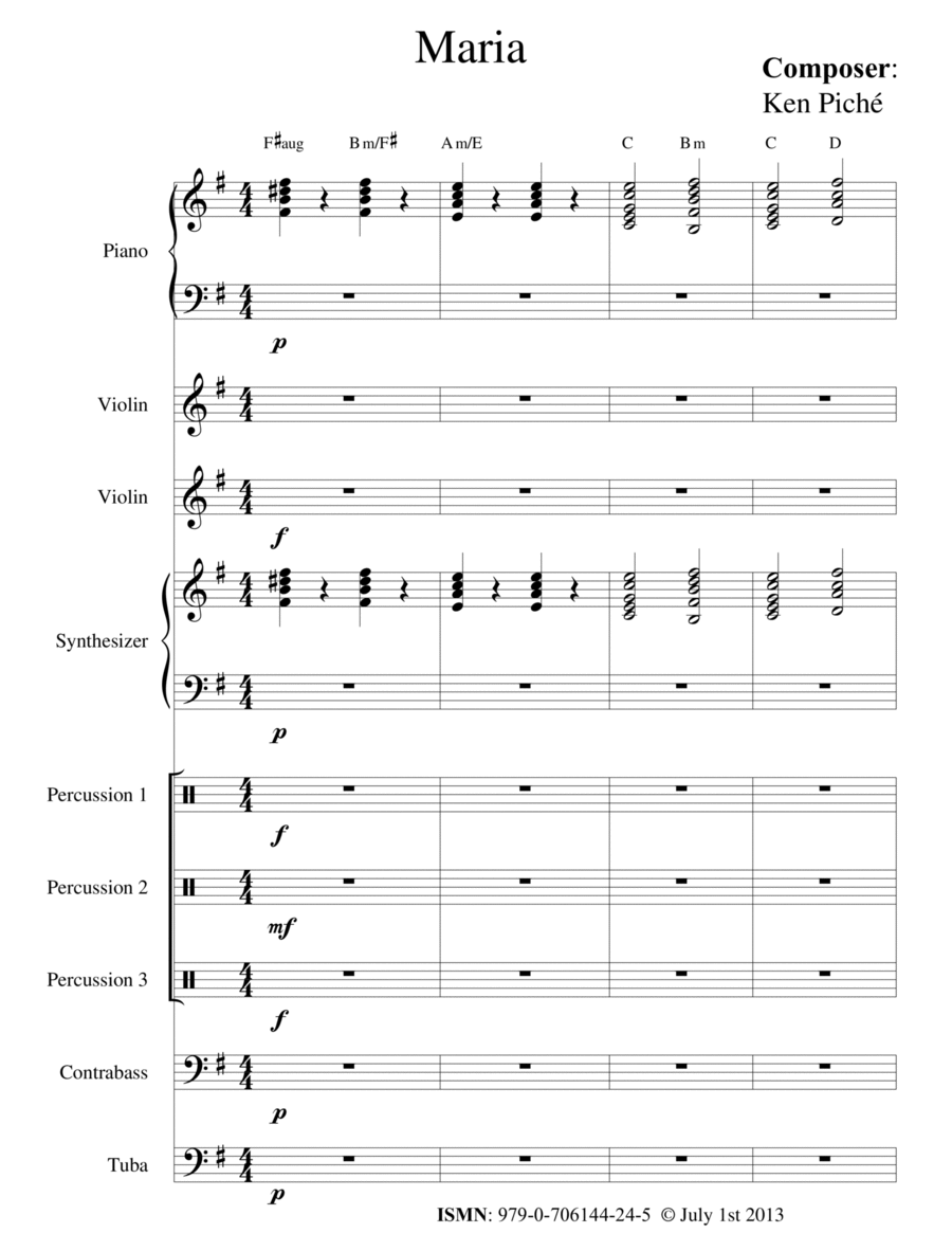 Maria Maria School and Community scores gallery preview page 1