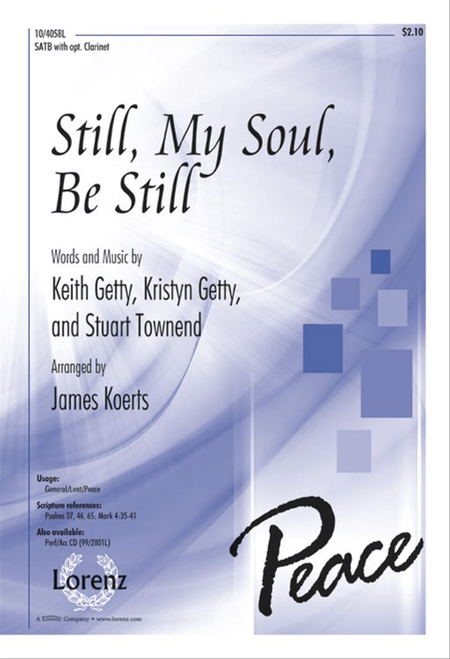 Still, My Soul, Be Still 4-Part scores gallery preview page 1