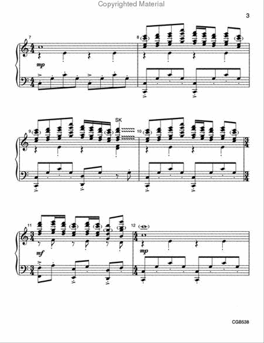 Staccato Giocoso Handbell Choir scores gallery preview page 3