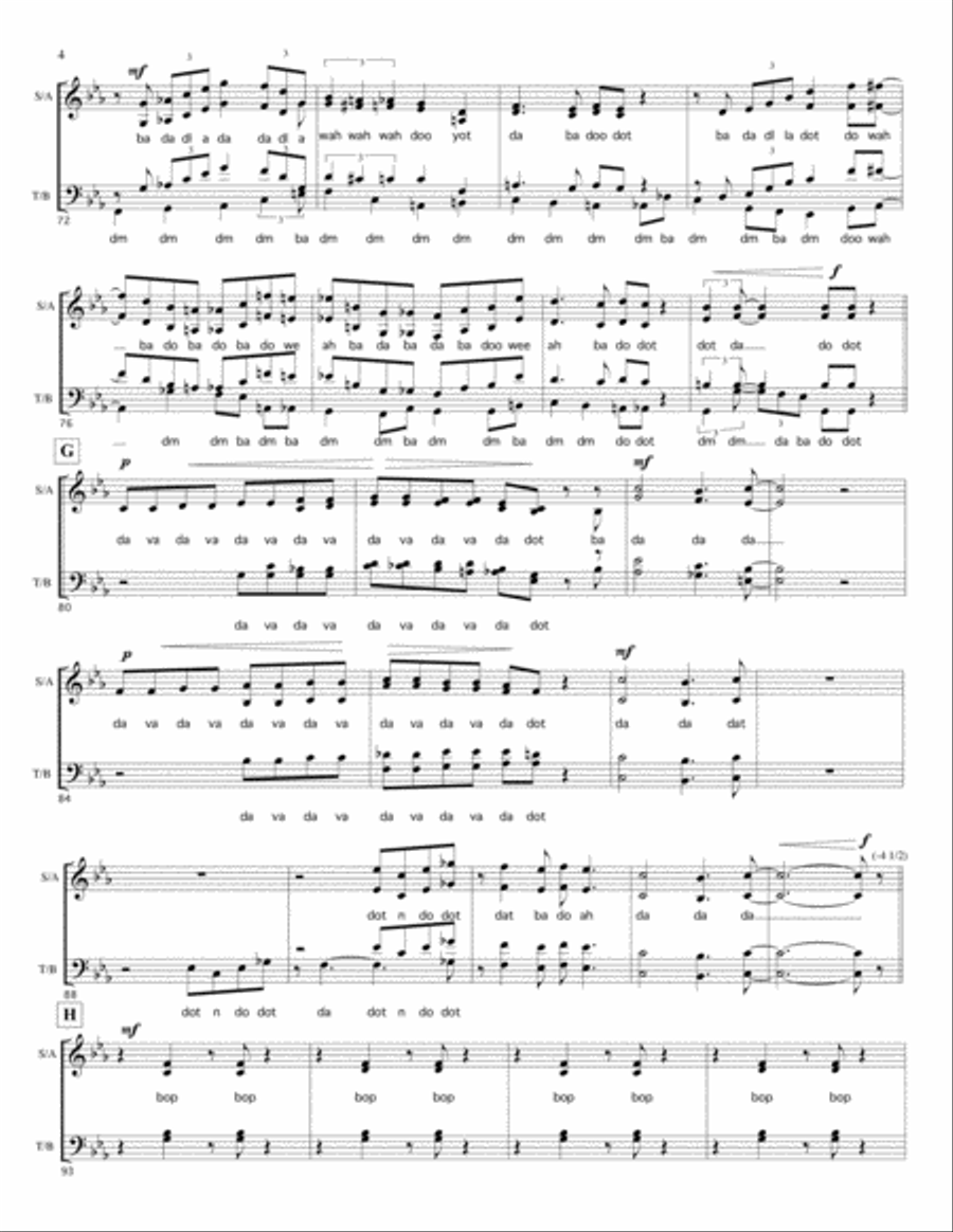 Mr. P.c. 4-Part scores gallery preview page 4