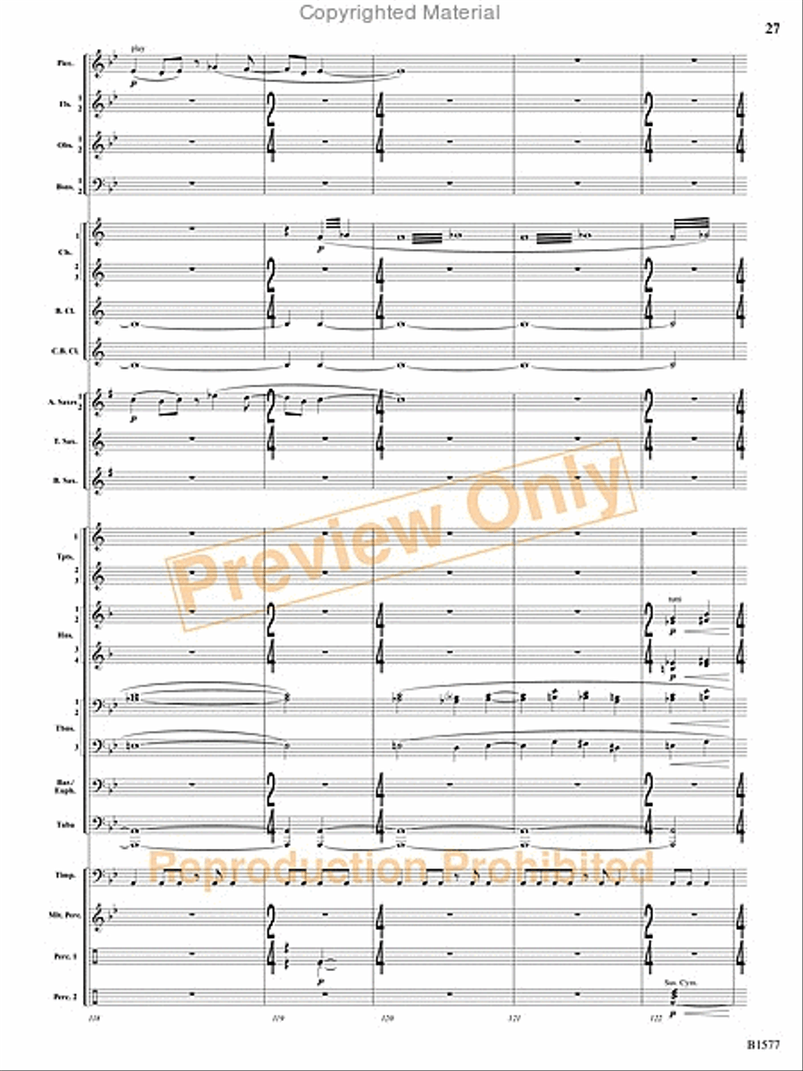 Evocatio Evocatio Concert Band scores gallery preview page 28