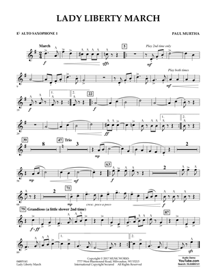 Lady Liberty March - Eb Alto Saxophone 1
