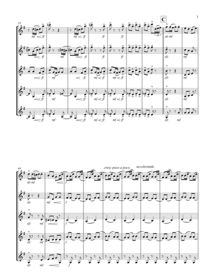 Russian Dance ("Trepak") (from "The Nutcracker Suite") (F) (Trumpet Quintet)