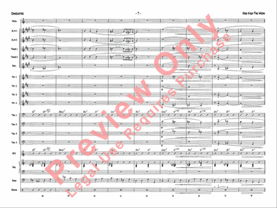 How High the Moon How High the Moon Jazz Ensemble scores gallery preview page 22