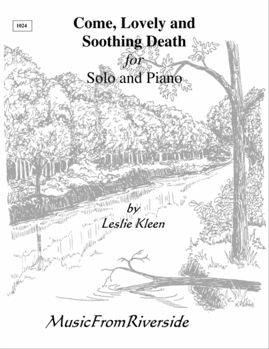 Come, Lovely and Soothing Death for Solo voice and piano Voice Solo scores gallery preview page 1