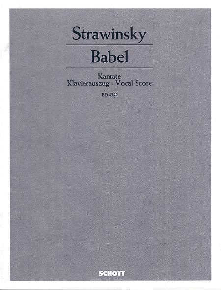 Babel Vocal Score