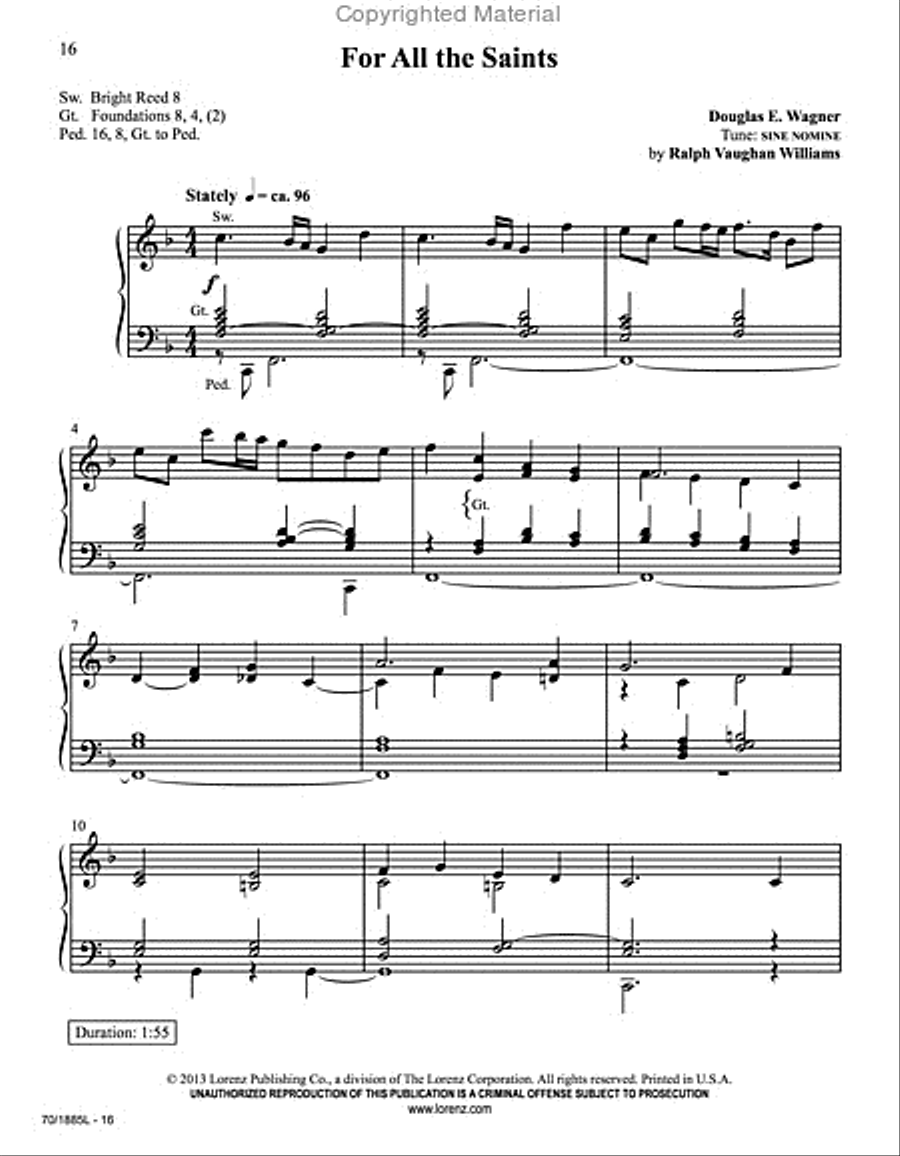 Easy Organ Library, Vol. 56 Organ Solo scores gallery preview page 6