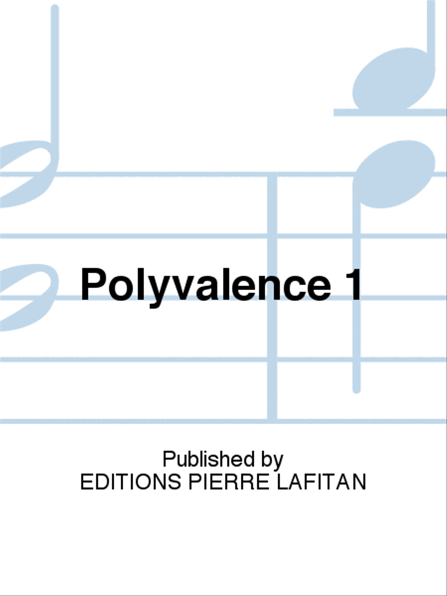 Polyvalence 1 Piano Accompaniment scores gallery preview page 1