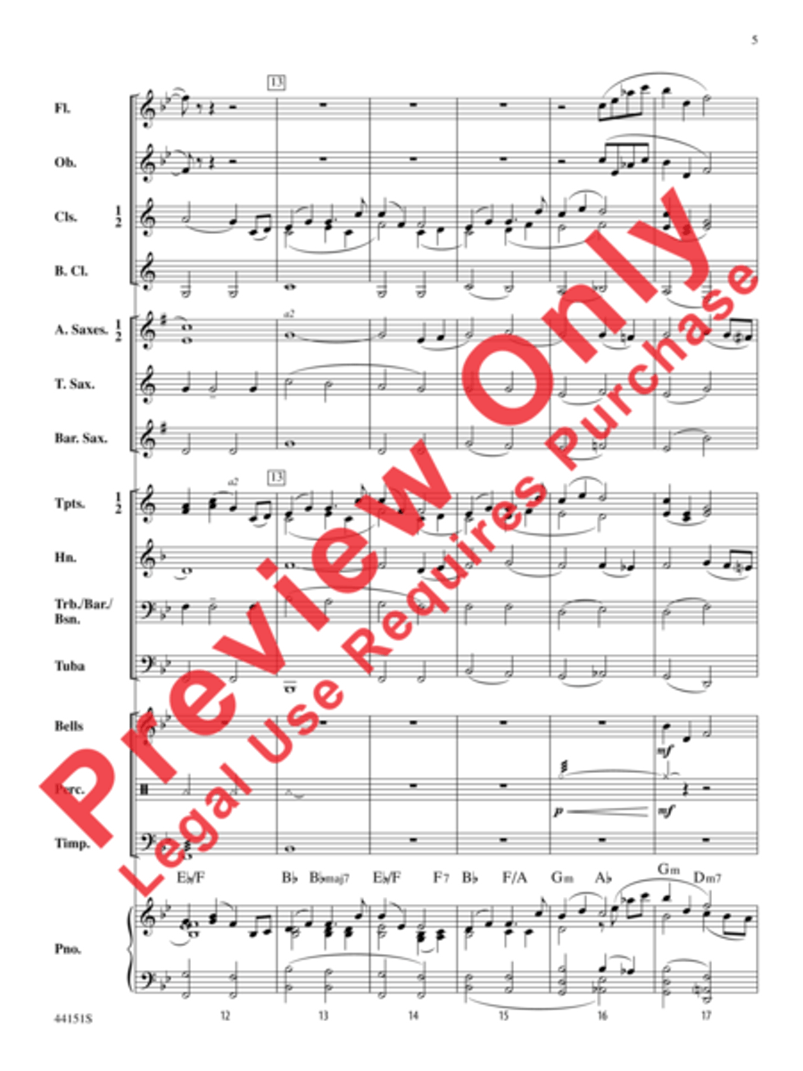 Serenade Concert Band scores gallery preview page 4
