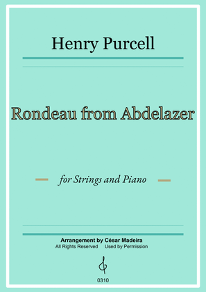 Book cover for Rondeau from Abdelazer - Strings and Piano (Full Score) - Score Only