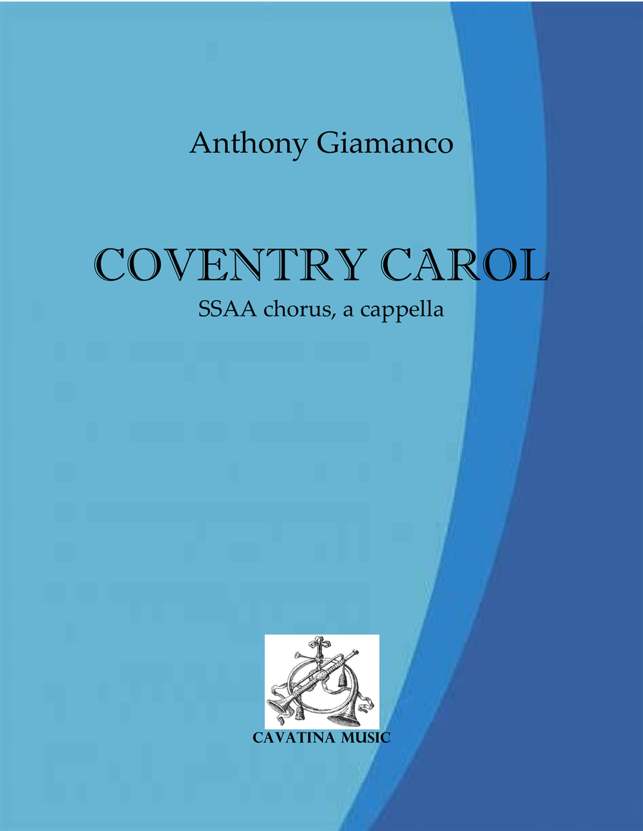 COVENTRY CAROL (SSAA chorus, a cappella) SSAA scores gallery preview page 1