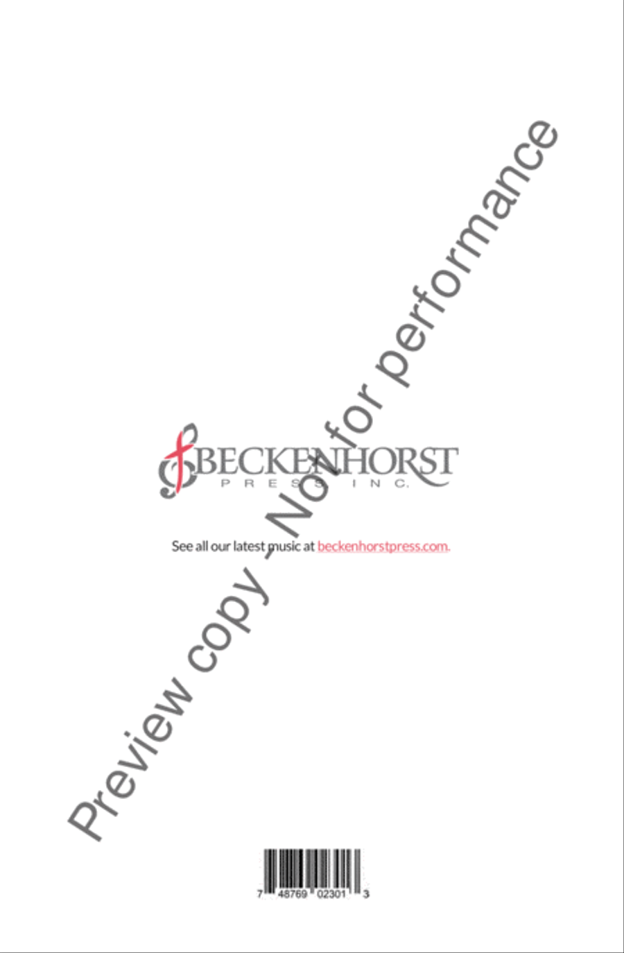 Hosanna, Loud Hosanna 4-Part scores gallery preview page 13