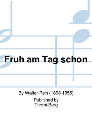 Book cover for Fruh am Tag schon