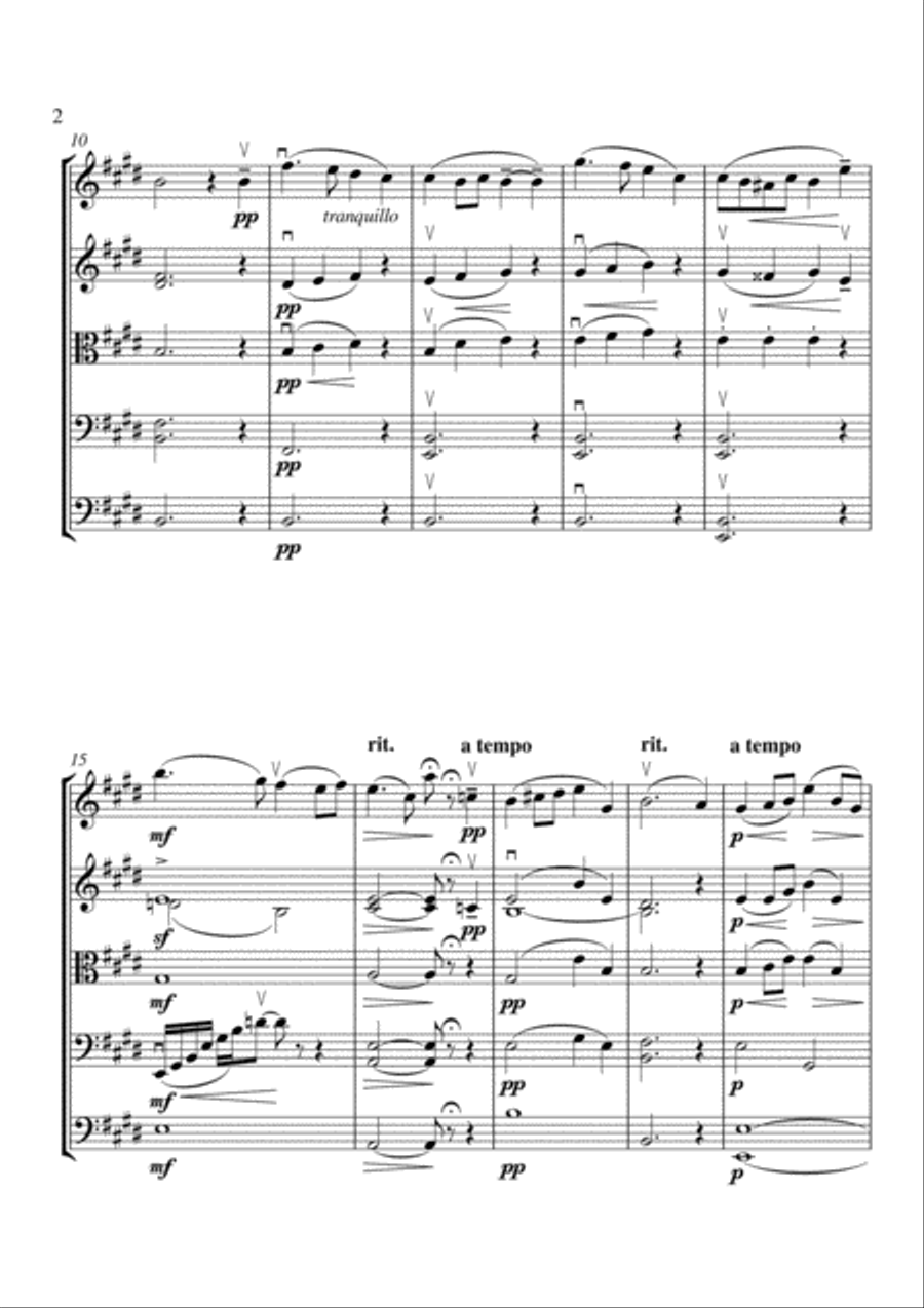 Night Song Orchestra scores gallery preview page 2