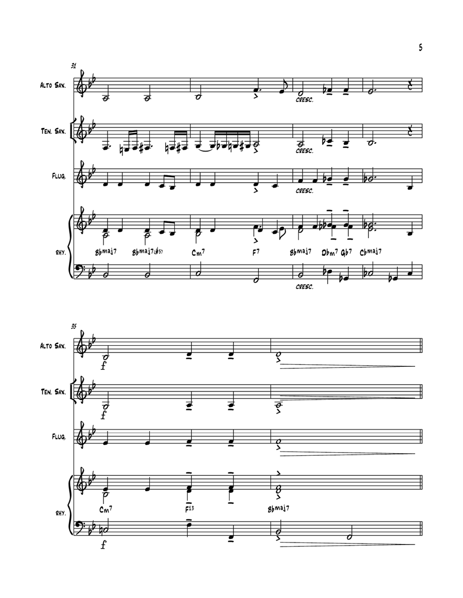 My Little Brown Book Jazz Ensemble scores gallery preview page 5