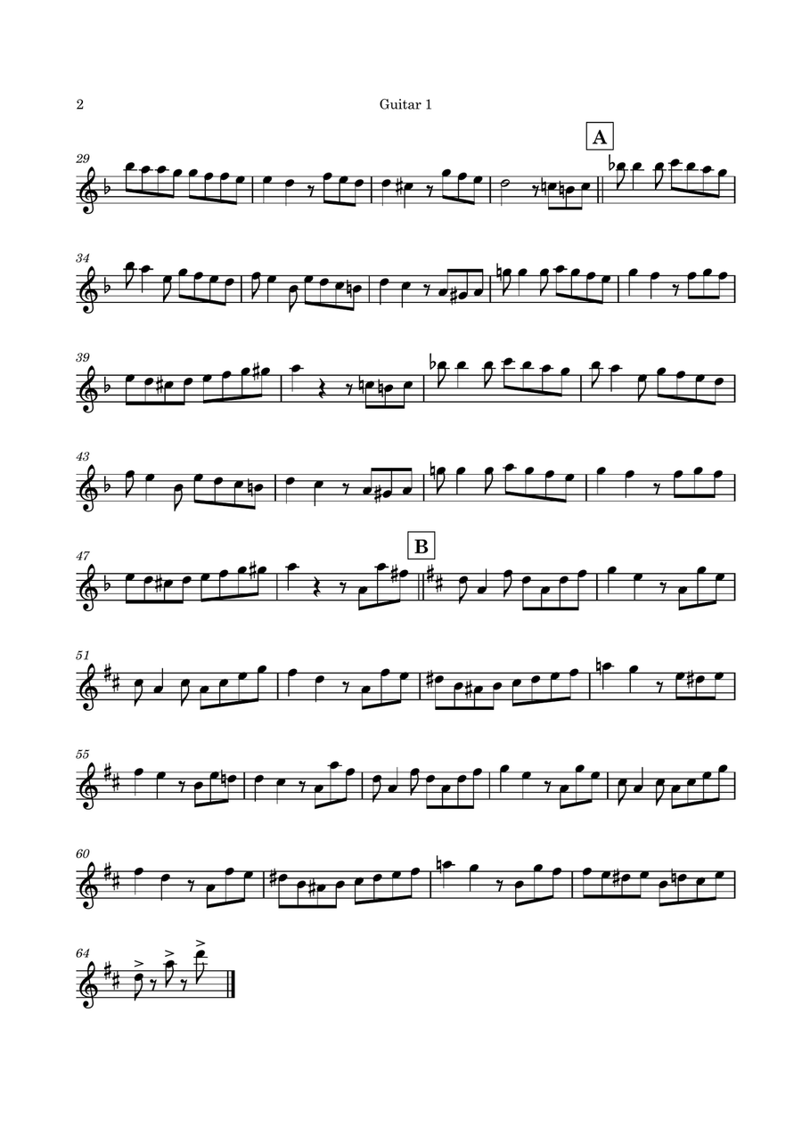 El Choclo Guitar Ensemble scores gallery preview page 5