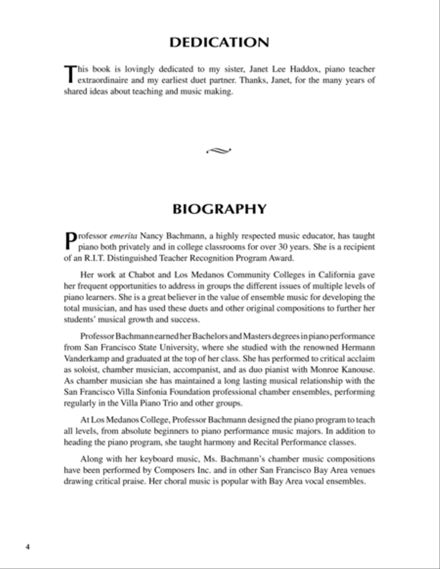 Etudes for Two - A Music Reading Journey Piano Method scores gallery preview page 4