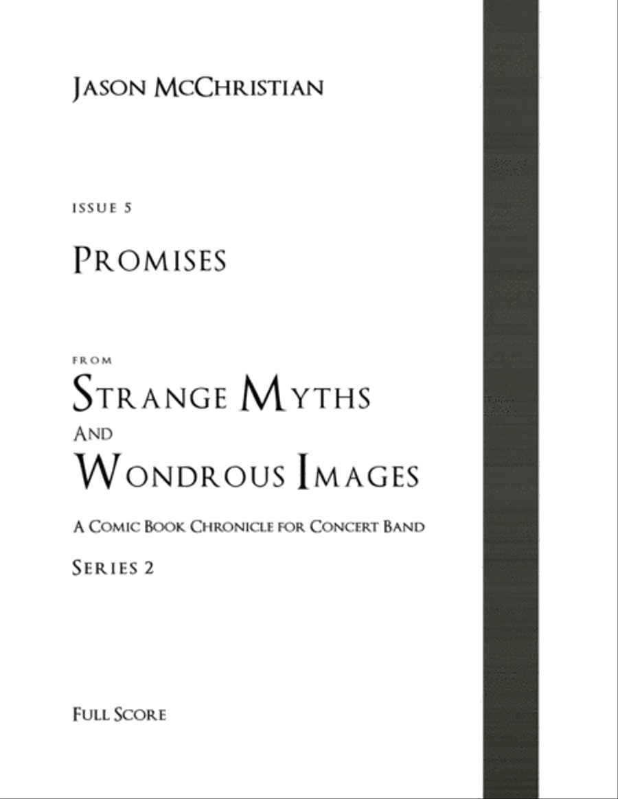 Series 2 from Strange Myths and Wondrous Images - A Comic Book Chronicle for Concert Band image number null