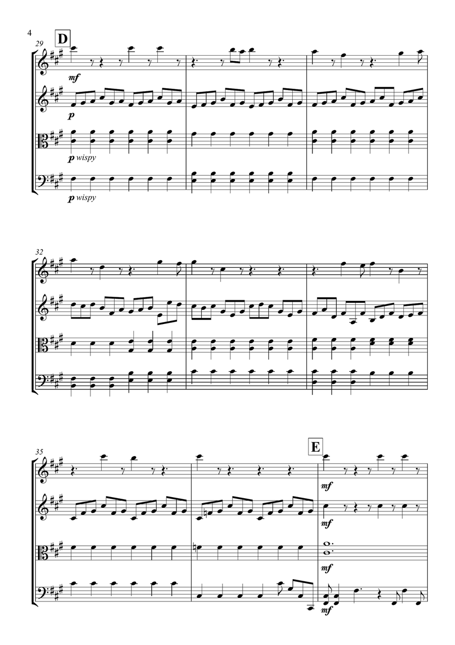 Chi Mai String Quartet scores gallery preview page 4