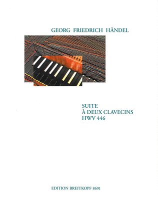 Book cover for Suite a deux clavecins in C minor HWV 446