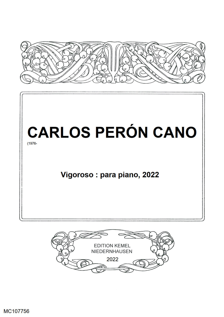 Vigoroso Piano scores gallery preview page 1