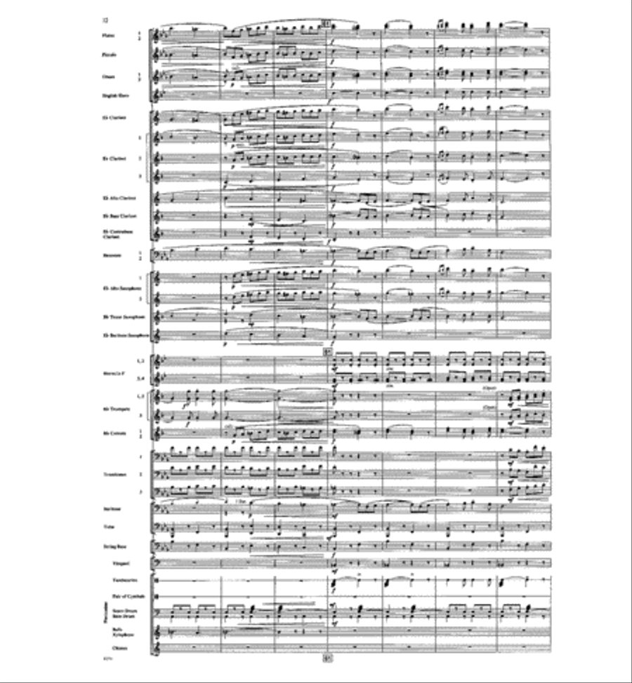 Funiculi, Funicula Concert Band scores gallery preview page 11