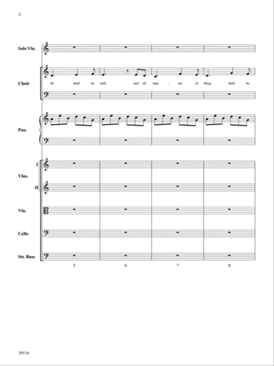 All Shall Be Well Choir scores gallery preview page 3