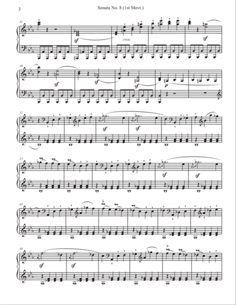 Piano Sonata No. 8 in C minor, Op. 13. 