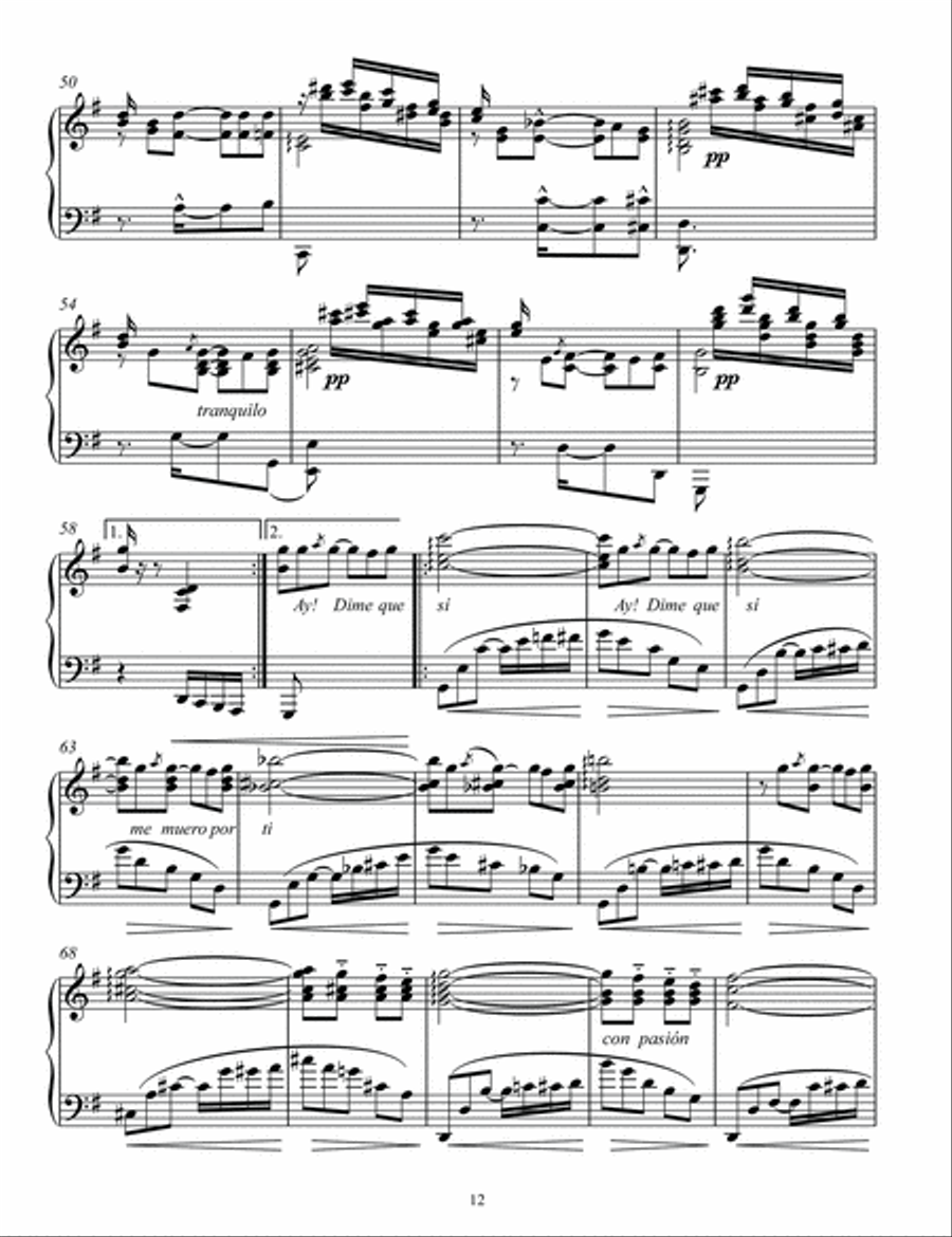 Danzas para piano, vol. 1 Piano Solo scores gallery preview page 4