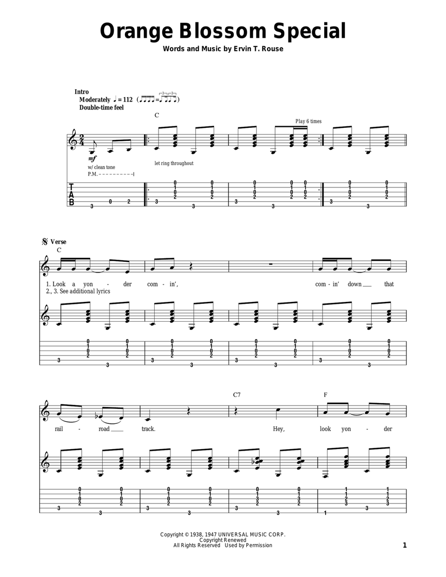 Orange Blossom Special by Johnny Cash Acoustic Guitar Digital