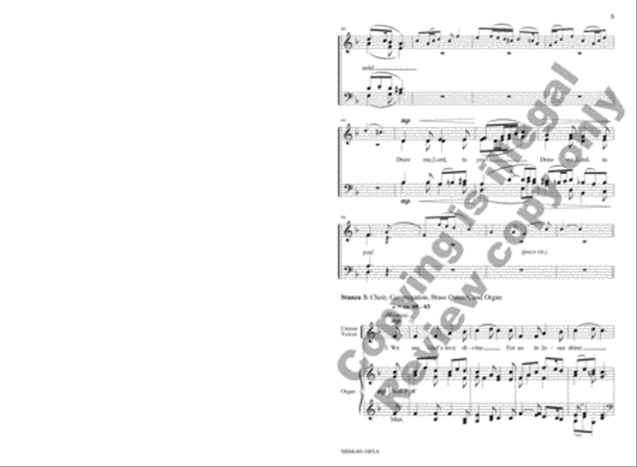 Now Sing We, Now Rejoice (Choral Score) 4-Part scores gallery preview page 5