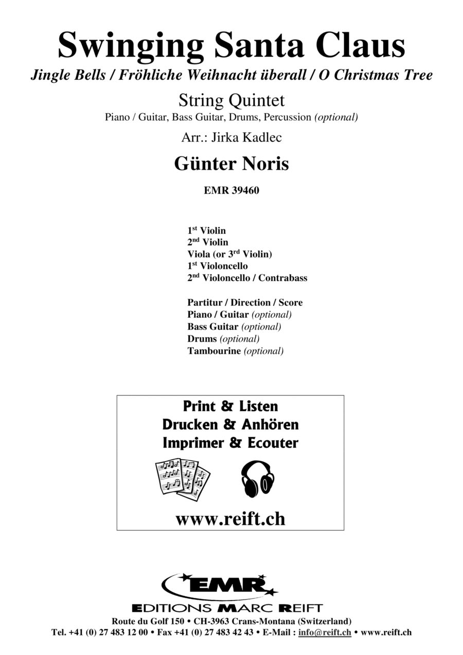 Swinging Santa Claus Swinging Santa Claus Bass Guitar scores gallery preview page 1