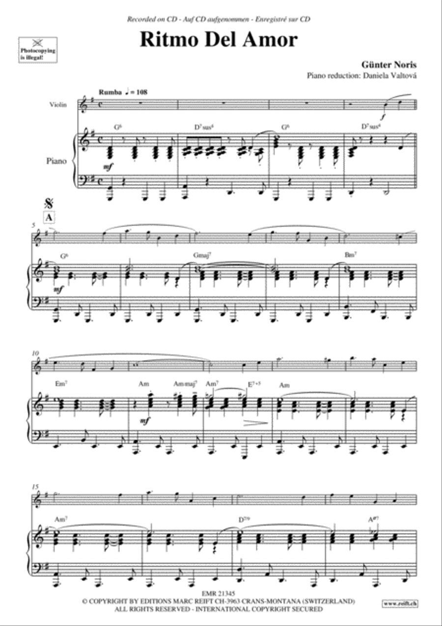 Ritmo Del Amor Ritmo Del Amor Violin Solo scores gallery preview page 4