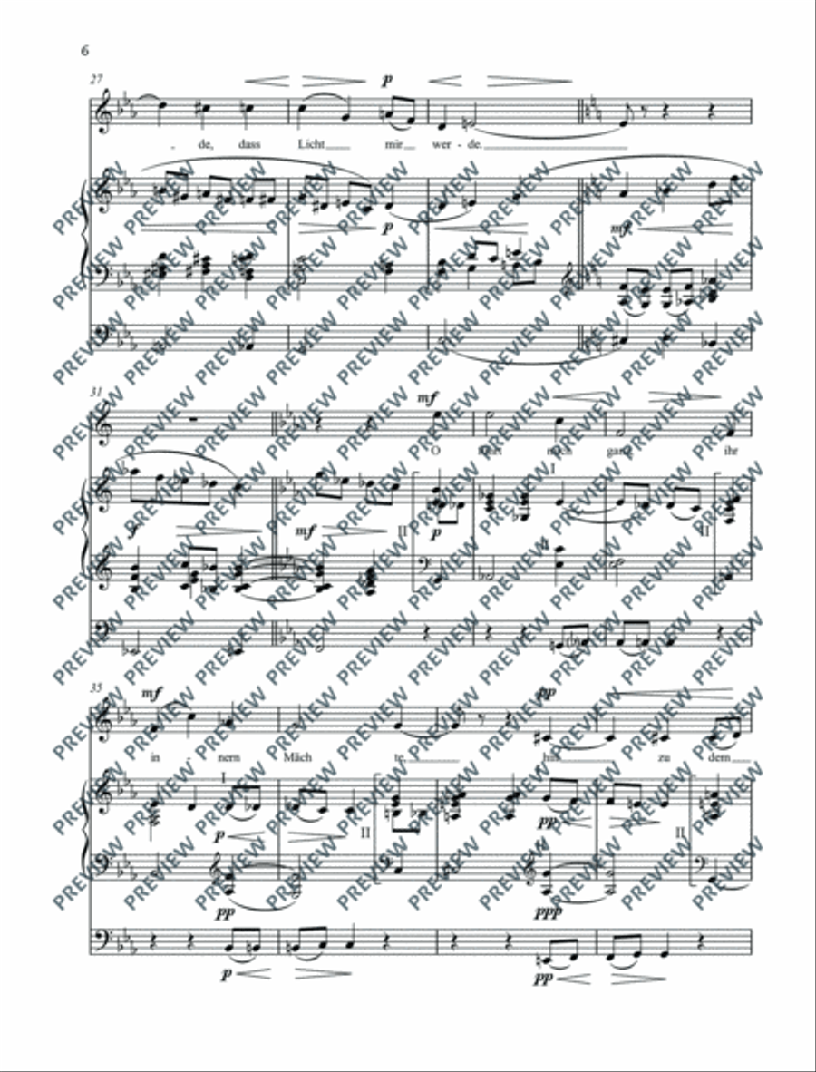 Zwei Geistliche Lieder Voice scores gallery preview page 7