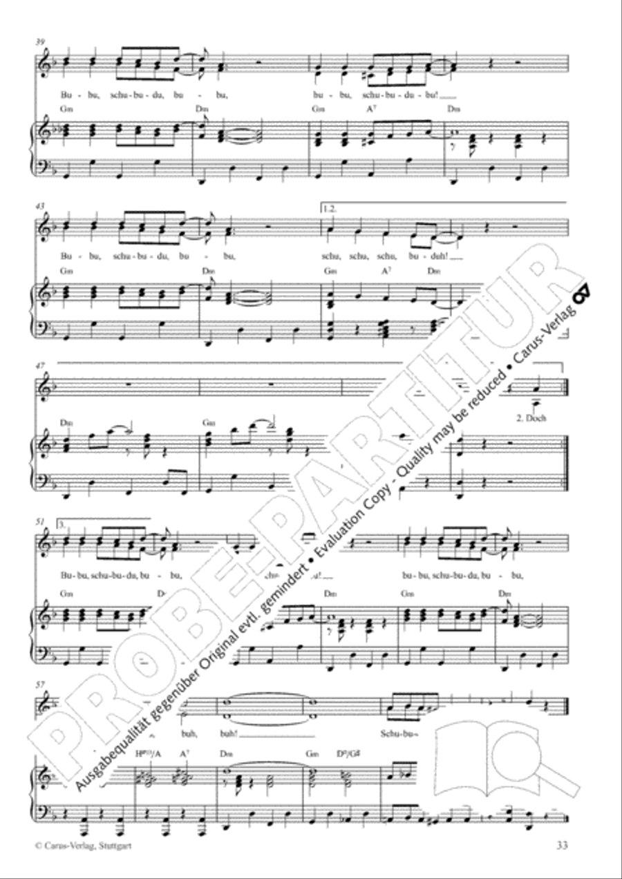 Gruselsongs, Band 1 Score scores gallery preview page 34